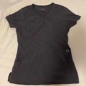 Cherokee Infinity Scrub Top in Pewter